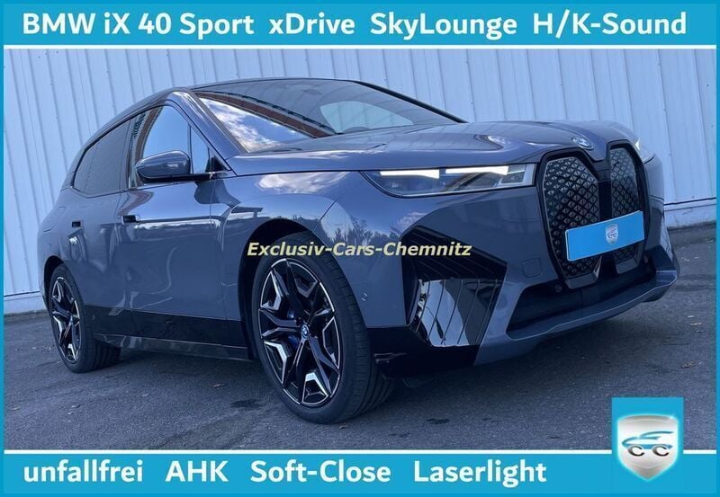 Storm bay metallic (metallic) Gebraucht 2022 BMW iX Sport Line SUV | 52.900 € (Fairer Preis) - Bild 1/4