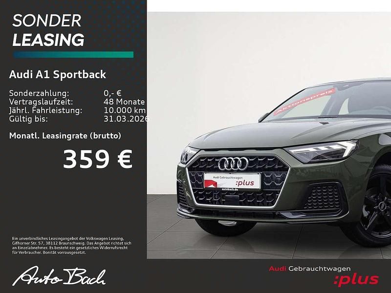 Gebraucht Audi A1 Advanced Plus 116 PS (85 kW) 2025 Distriktgrün metallic Kleinwagen