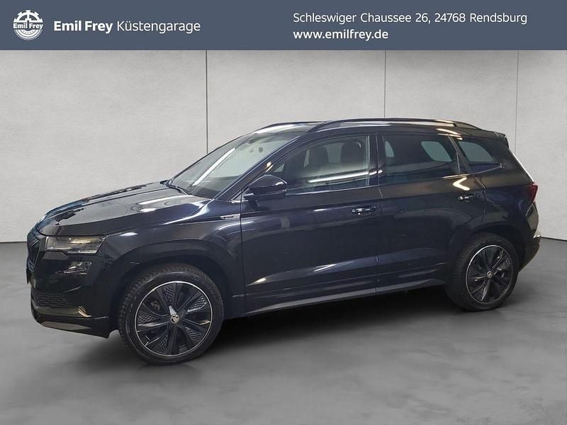 Schwarz Gebraucht 2024 Skoda Karoq SportLine SUV | 34.980 € (Etwas zu teuer) - Bild 1/4