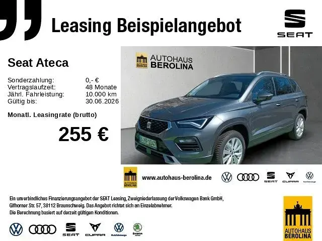 Gebraucht Seat Ateca 150 PS (110 kW) 2026 Schwarz SUV