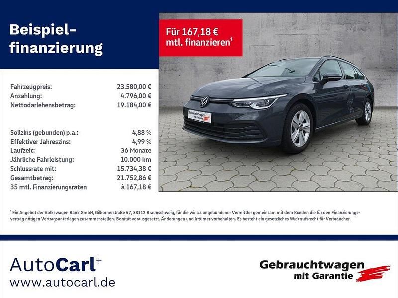 Grau Gebraucht 2023 VW Golf VIII Life Kombi | 23.580 € (Guter Preis) - Bild 1/4
