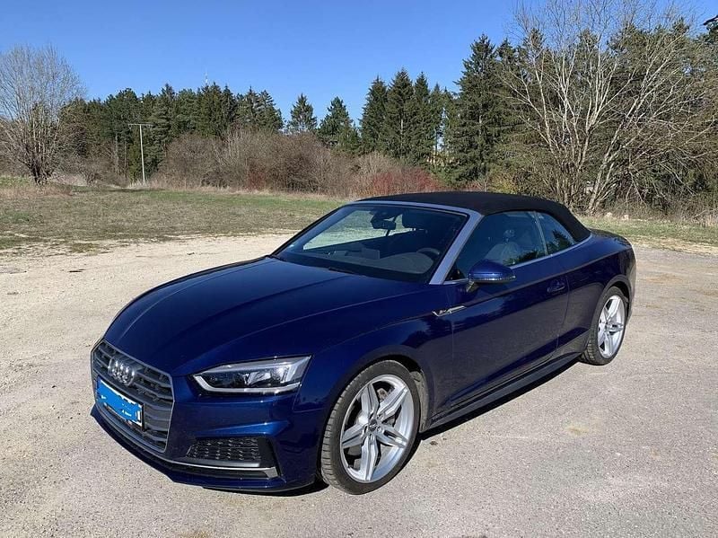Blau Gebraucht 2017 Audi A5 Cabriolet Sport Cabrio | 28.900 € (Guter Preis) - Bild 1/4
