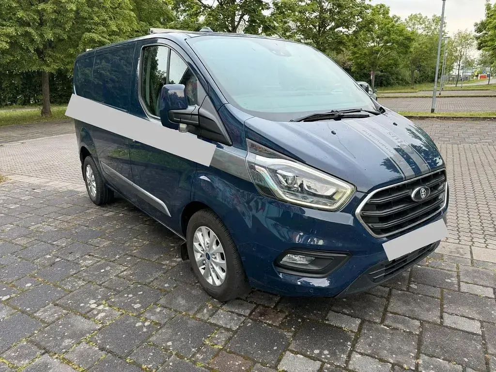 Occasion Ford Transit Custom 84 ch (61 kW) 2020 Bleue Monospace
