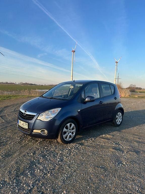 Gebraucht Opel Agila Edition 86 PS (63 kW) 2009 Blau Kleinwagen