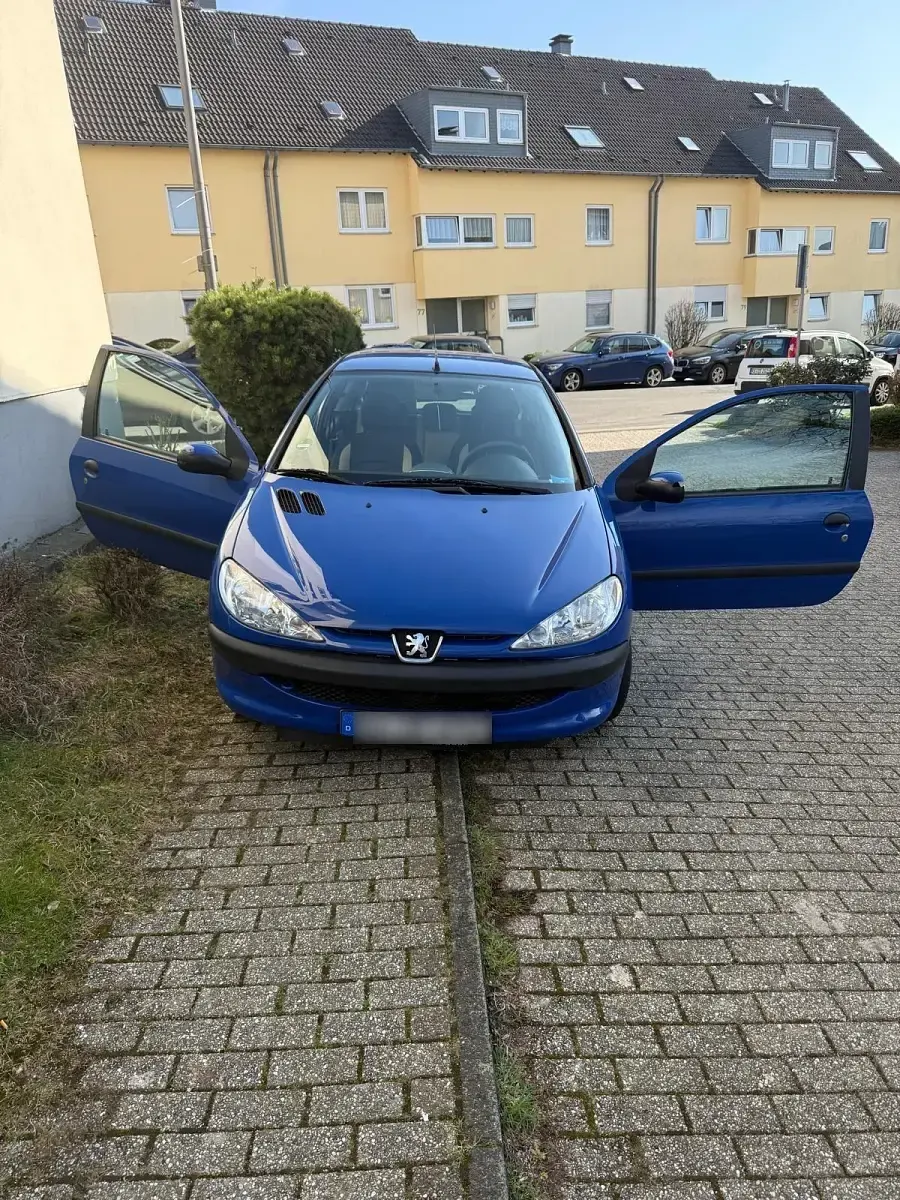 Gebraucht Peugeot 206 65 PS (47 kW) 2005 Blau Kleinwagen
