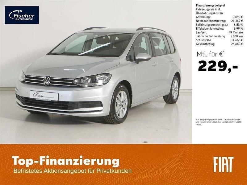 Reflexsilbermetallic Gebraucht 2021 VW Touran Comfortline Van / Kleinbus | 23.340 € (Guter Preis) - Bild 1/4