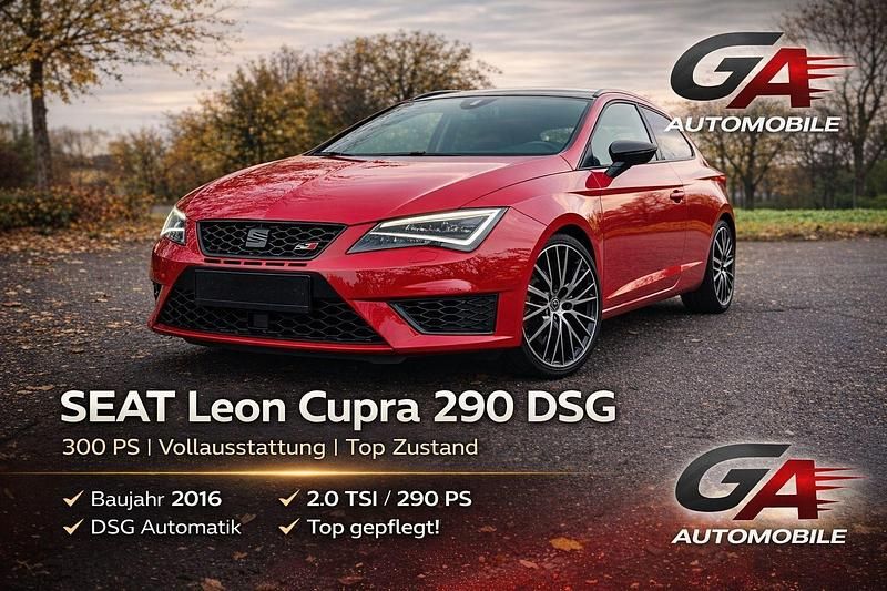 Second-hand Seat Leon CUPRA 290 CP (213 kW) 2016 Roșu Coupe