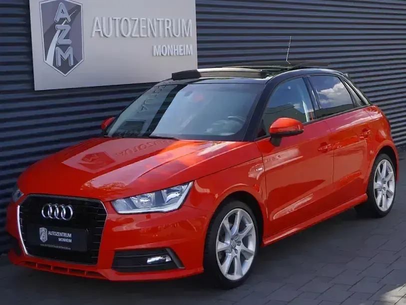 Gebraucht Audi A1 S-Line 125 PS (91 kW) 2017 Misanorot perleffekt metallic Kleinwagen