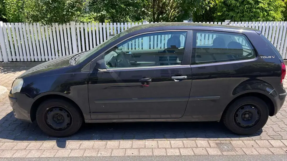 Gebraucht VW Polo 80 PS (58 kW) 2007 Schwarz Kleinwagen