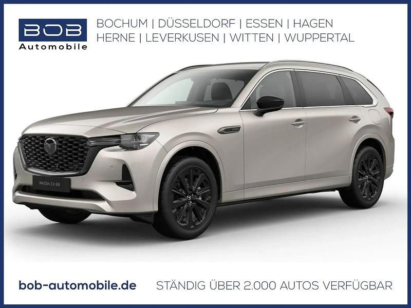 Silber Neu 2025 Mazda CX-80 Homura-Line SUV | 57.332 € (Fairer Preis) - Bild 1/3