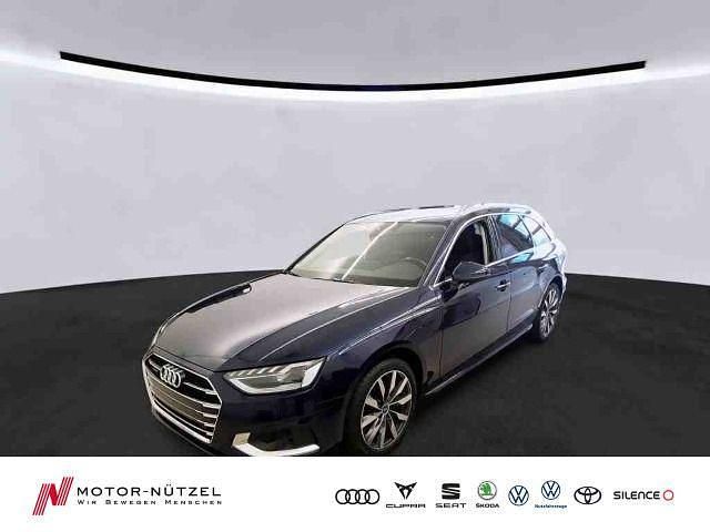 Navarrablau metallic Gebraucht 2022 Audi A4 Advanced Kombi | 33.930 € (Teuer) - Bild 1/4
