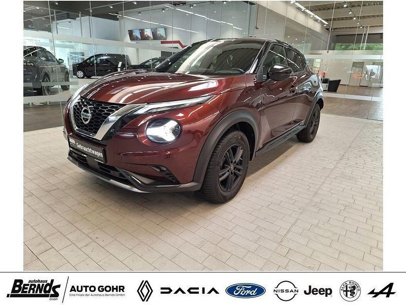 Fuji sunset red metallic/dach Gebraucht 2021 Nissan Juke SUV | 16.780 € (Fairer Preis) - Bild 1/4