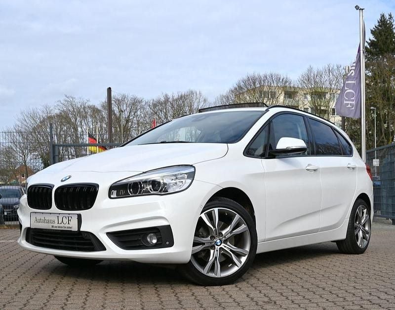 Gebraucht BMW 218 Active Tourer Advantage 136 PS (100 kW) 2016 Weiß Van / Kleinbus