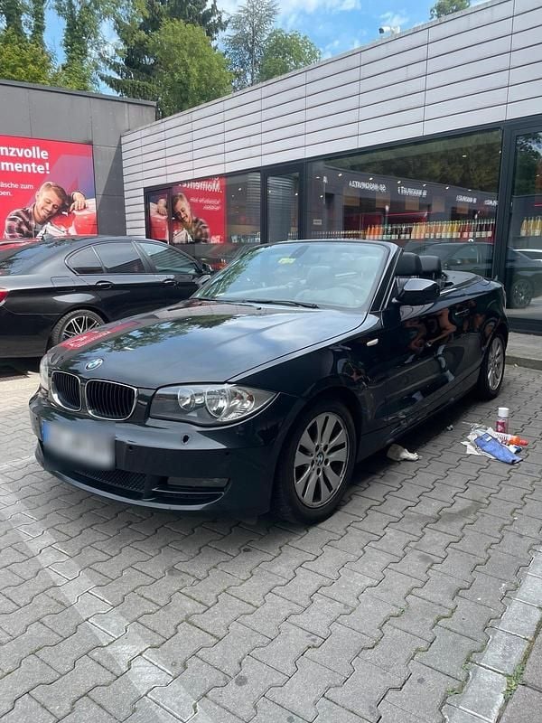 Schwarz Gebraucht 2010 BMW 118 Cabriolet Cabrio | 4.300 € (Guter Preis) - Bild 1/4