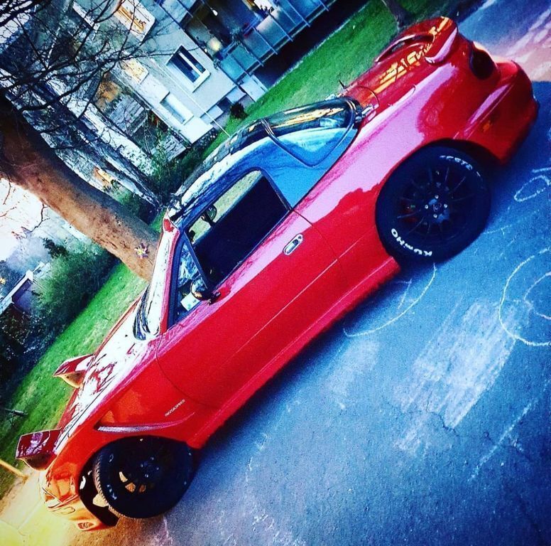 Gebraucht Mazda MX5 116 PS (85 kW) 1990 Rot Cabrio