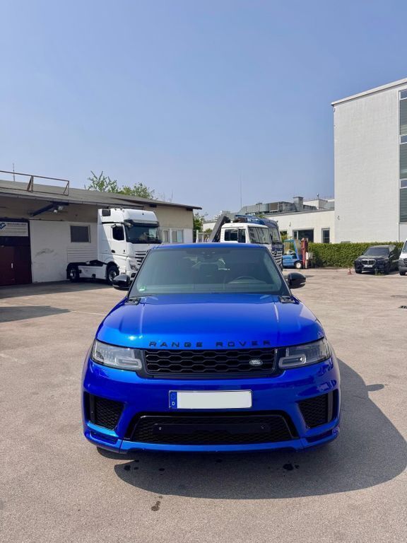 Blau Gebraucht 2018 Land Rover Range Rover Sport Autobiography Dynamic SUV | 57.500 € (Teuer) - Bild 1/4
