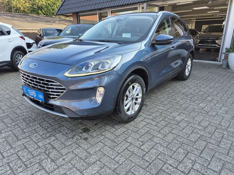 Blau metallic Gebraucht 2021 Ford Kuga Titanium X SUV | 22.990 € (Guter Preis) - Bild 1/4