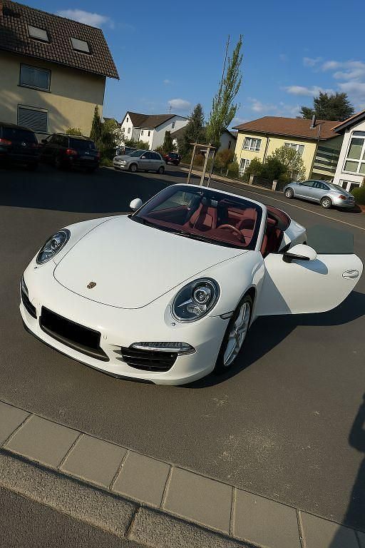 Weiß Gebraucht 2012 Porsche 911 Carrera Cabriolet Cabrio | 69.000 € (Teuer) - Bild 1/4