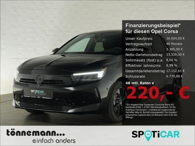 Karbon schwarz (metallic) Gebraucht 2024 Opel Corsa Kleinwagen | 16.924 € (Guter Preis) - Bild 1/3