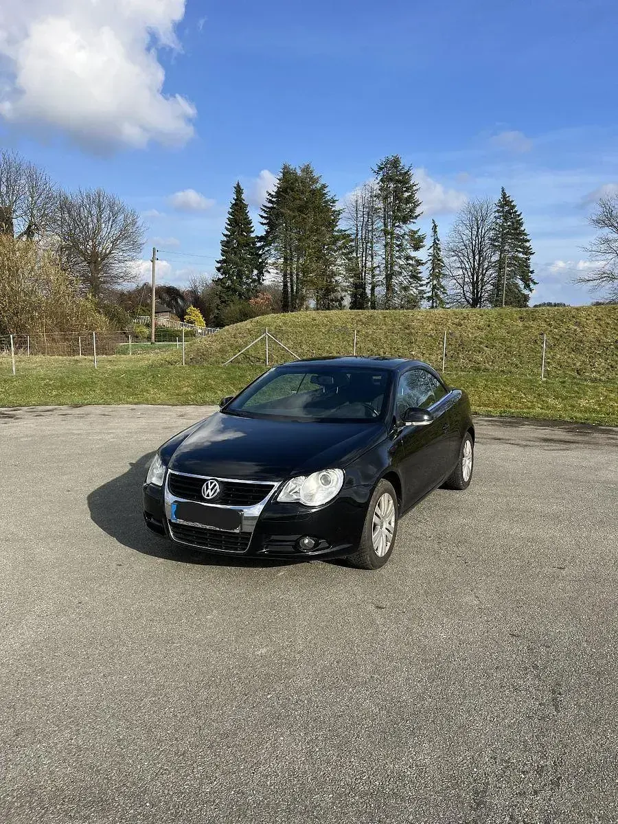 Second-hand VW Eos 122 CP (89 kW) 2008 Negru Cabrio
