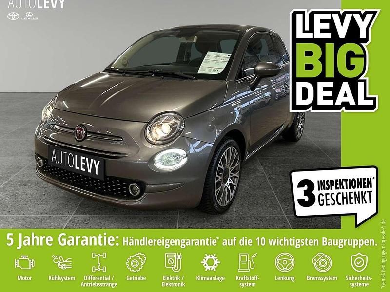 Grau (metallic) Gebraucht 2018 Fiat 500 Lounge Kleinwagen | 9.970 € (Fairer Preis) - Bild 1/4