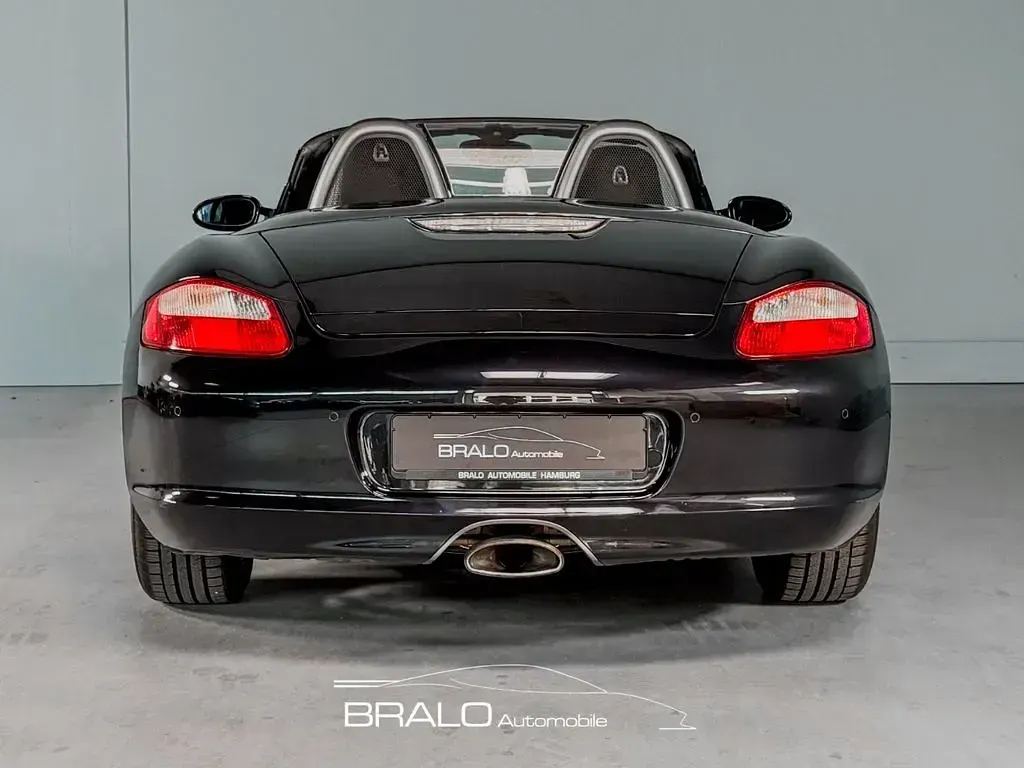 Gebraucht Porsche Boxster 239 PS (175 kW) 2005 Tiefschwarzmet. Cabrio