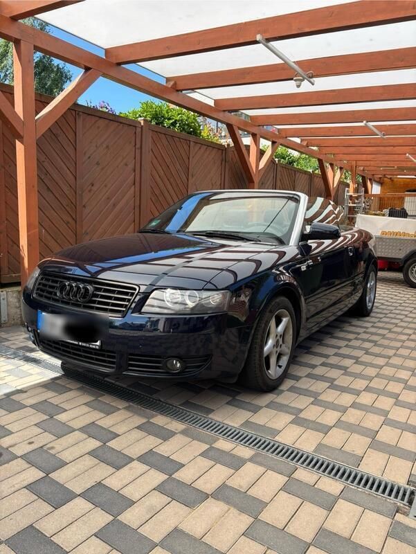 Blau Gebraucht 2002 Audi A4 Cabriolet Cabrio | 3.899 € (Guter Preis) - Bild 1/4
