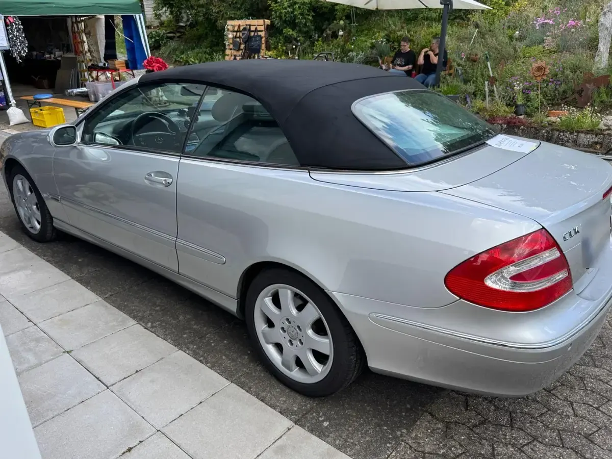 Gebraucht Mercedes CLK200 Elegance 163 PS (119 kW) 2005 Silber Cabrio