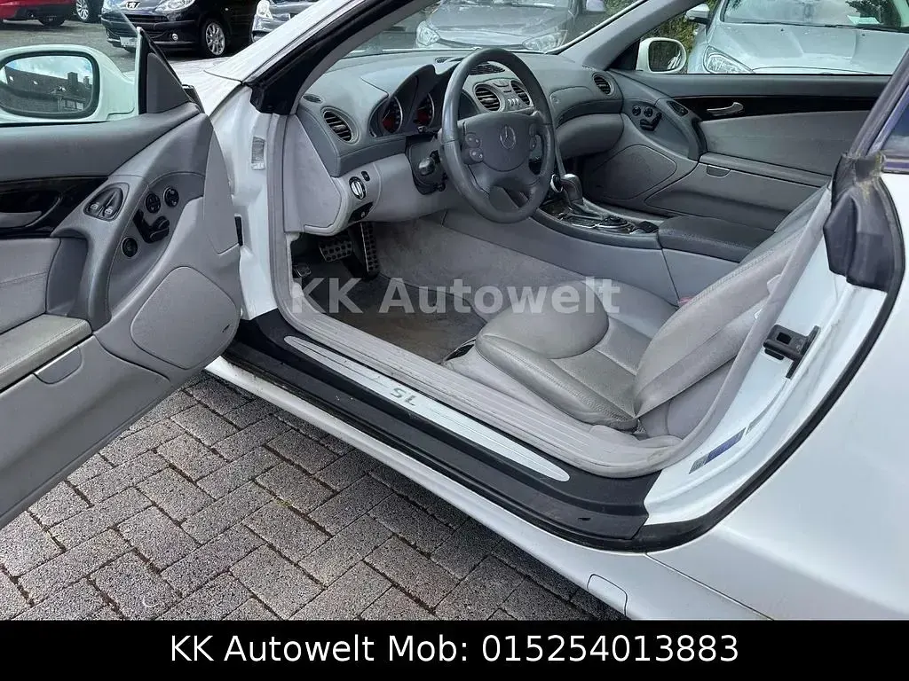 Gebraucht Mercedes SL500 306 PS (225 kW) 2002 Weiß Cabrio