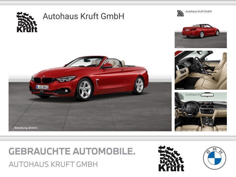 Melbourne red Gebraucht 2020 BMW 420 Sport Line Cabrio | 31.997 € (Superpreis) - Bild 1/4