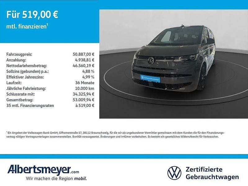 Gebraucht VW Multivan Edition 150 PS (110 kW) 2024 Schwarz Van