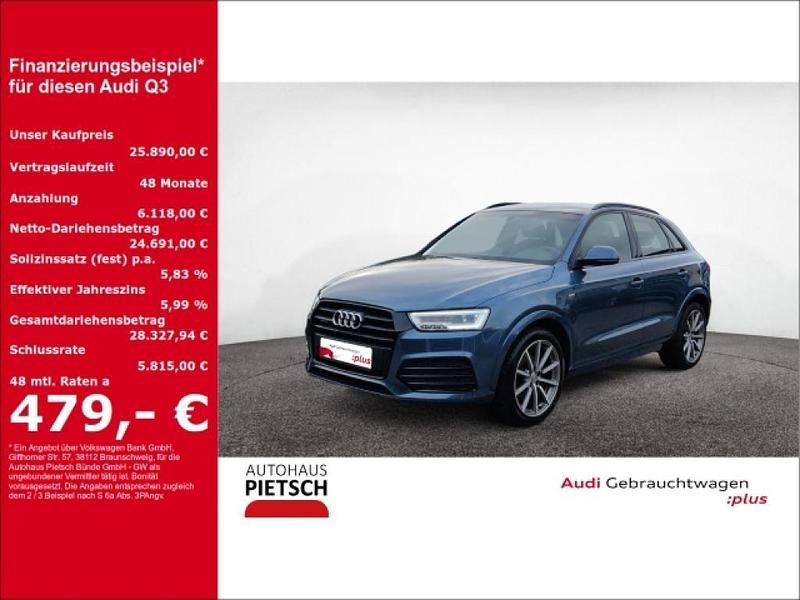 Gebraucht Audi Q3 S-Line 220 PS (161 kW) 2016 Blau SUV