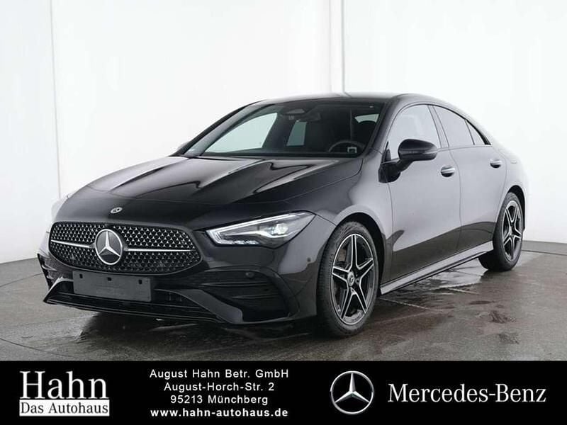 Lack kosmosschwarz Gebraucht 2024 Mercedes CLA200 AMG Coupé | 36.450 € (Fairer Preis) - Bild 1/4