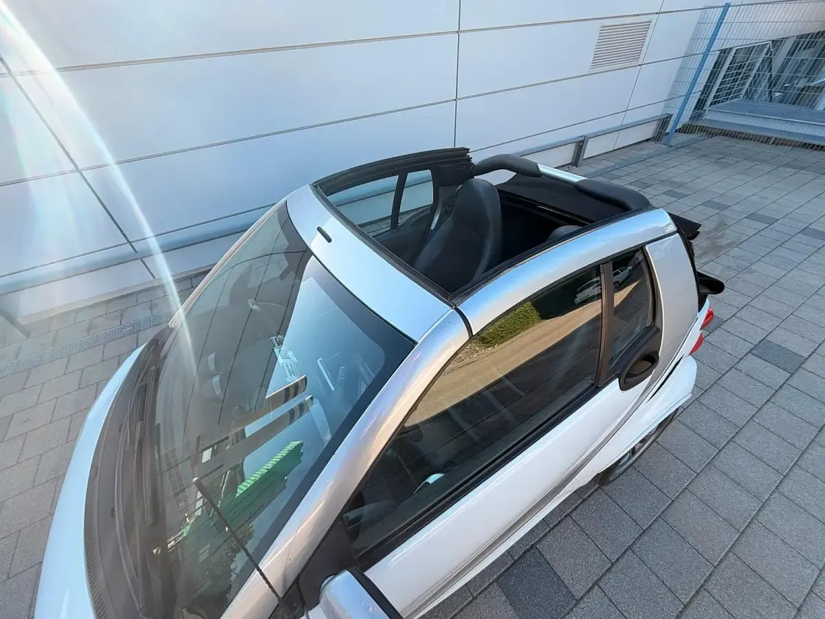 Gebraucht Smart ForTwo Cabrio Brabus 102 PS (75 kW) 2009 Weiß Cabrio