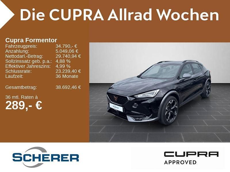 Mitternachtsschwarz (metallic) Gebraucht 2024 Cupra Formentor VZ SUV | 34.790 € (Superpreis) - Bild 1/4