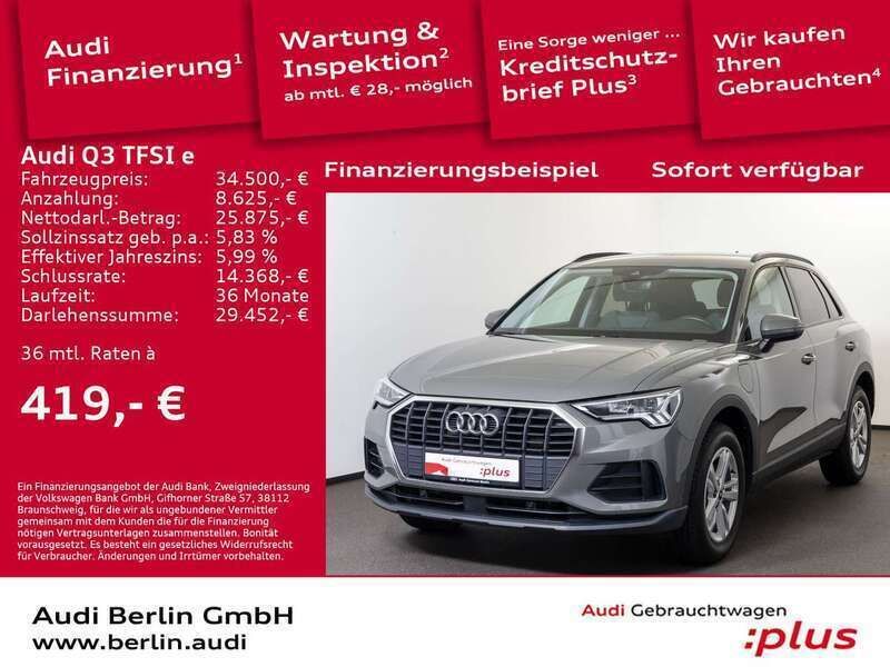 Chronosgrau metallic Gebraucht 2022 Audi Q3 SUV | 34.500 € (Fairer Preis) - Bild 1/3