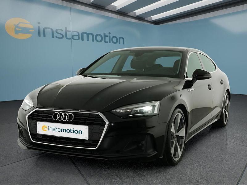 Schwarz Gebraucht 2021 Audi A5 Sportback Kleinwagen | 29.399 € (Fairer Preis) - Bild 1/4