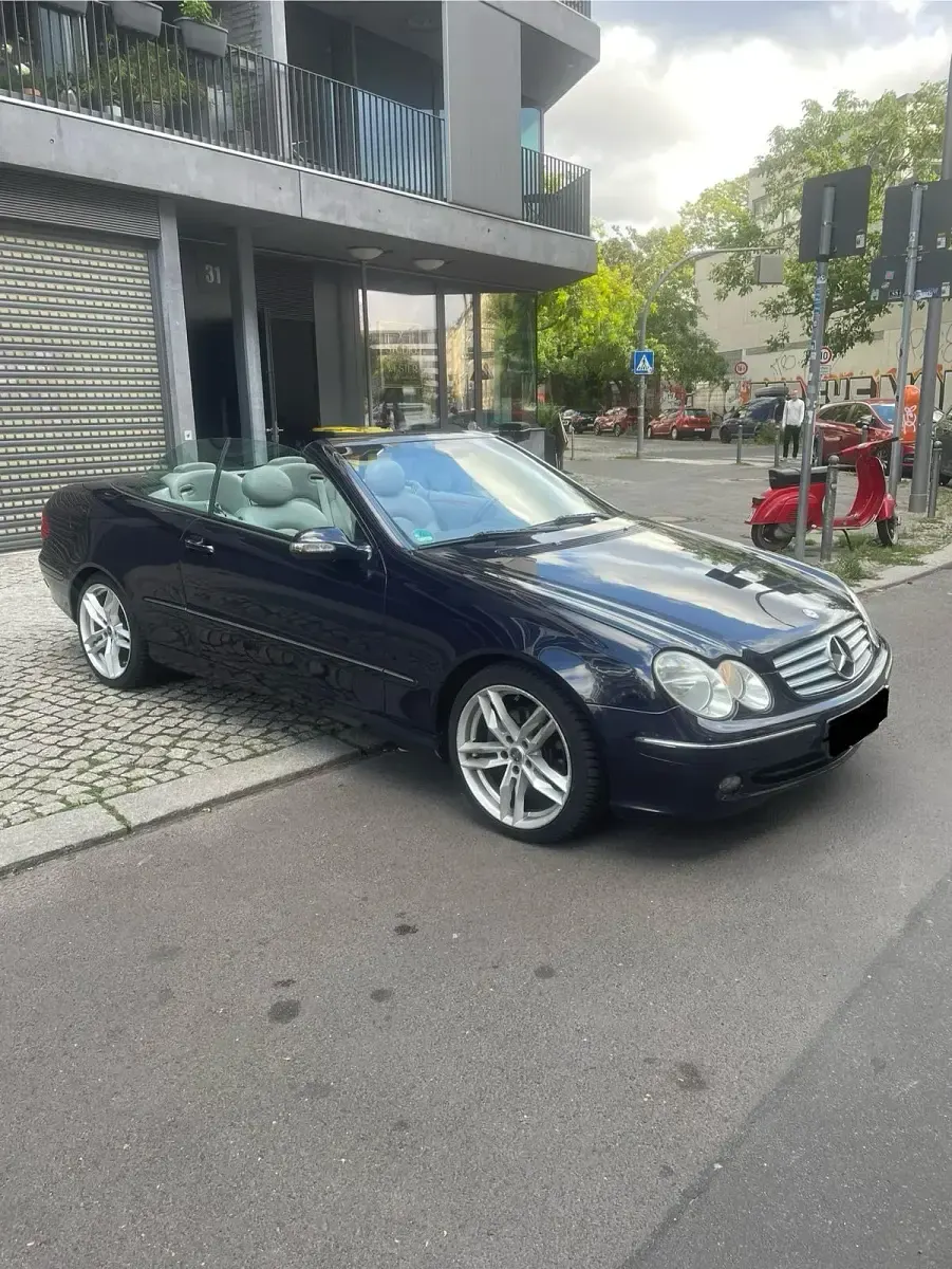 Gebraucht Mercedes CLK200 170 PS (125 kW) 2005 Blau Cabrio