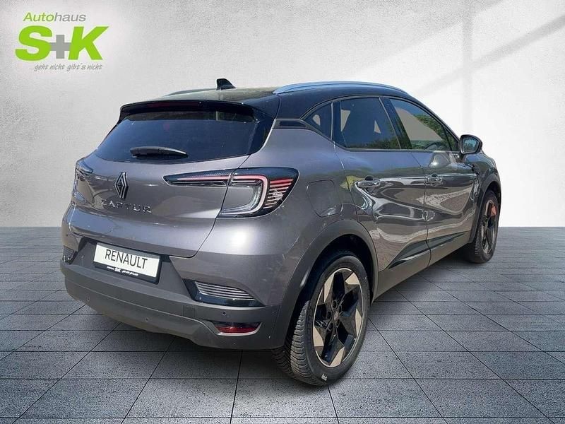 Gebraucht Renault Captur Techno 91 PS (66 kW) 2025 Stahlgrau mit dach in black pearlschwarz (grau) SUV