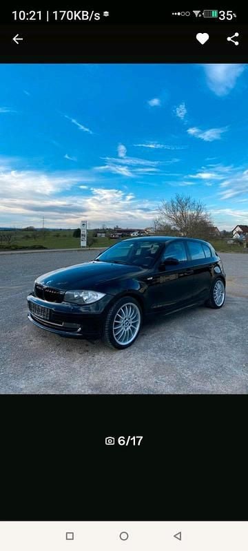 Schwarz Gebraucht 2008 BMW 116 Kleinwagen | 3.900 € - Bild 1/4