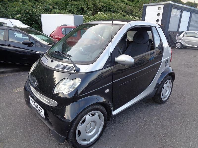 Schwarz Gebraucht 2003 Smart ForTwo Cabrio Passion Cabrio | 1.449 € (Fairer Preis) - Bild 1/4