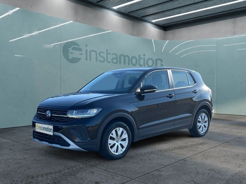 Schwarz Gebraucht 2024 VW T-Cross SUV | 19.220 € (Guter Preis) - Bild 1/4