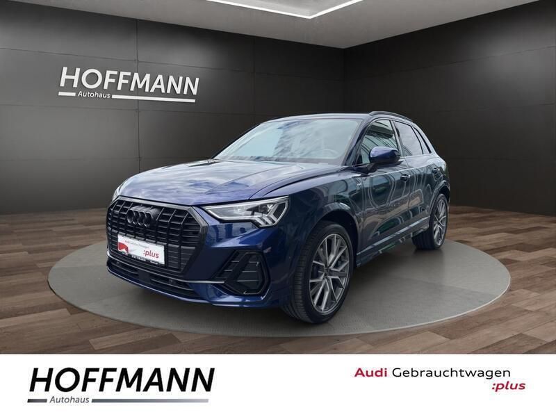 Navarrablau metallic Gebraucht 2022 Audi Q3 Ambiente SUV | 38.990 € (Teuer) - Bild 1/4