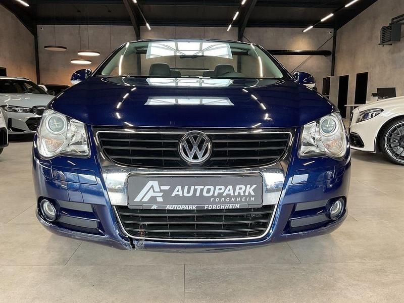 Second-hand VW Eos 140 CP (102 kW) 2007 Albastru Cabrio