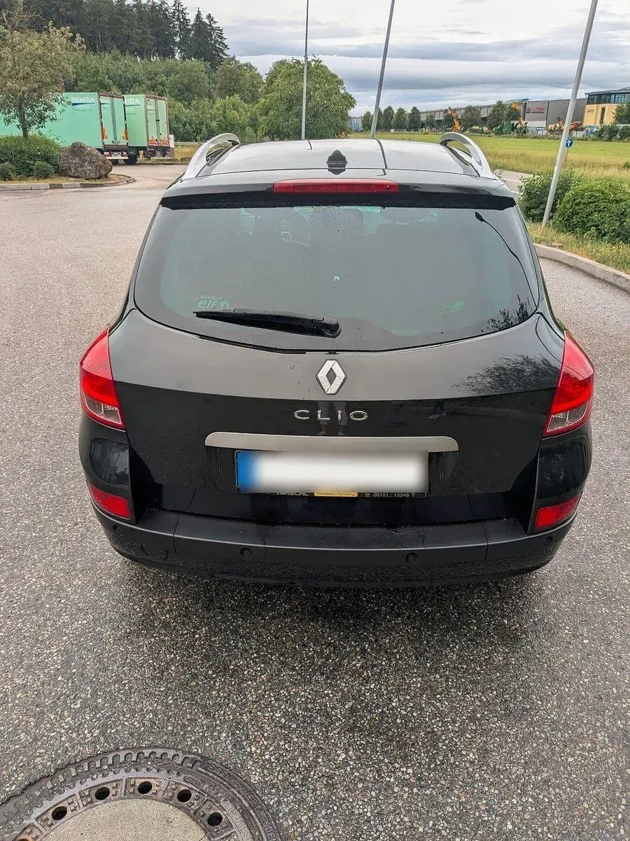 Gebraucht Renault Clio 101 PS (74 kW) 2009 Schwarz Kombi