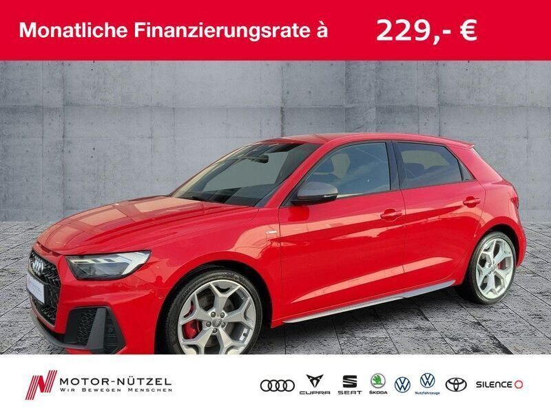 Rot Gebraucht 2019 Audi A1 Sportback S-Line Kleinwagen | 18.450 € (Superpreis) - Bild 1/4
