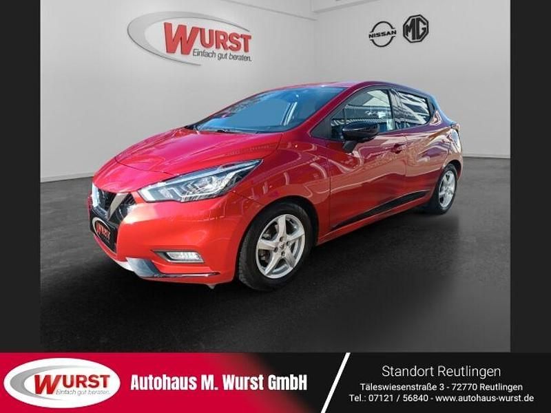 Rot Gebraucht 2020 Nissan Micra Tekna Kleinwagen | 12.990 € (Guter Preis) - Bild 1/4