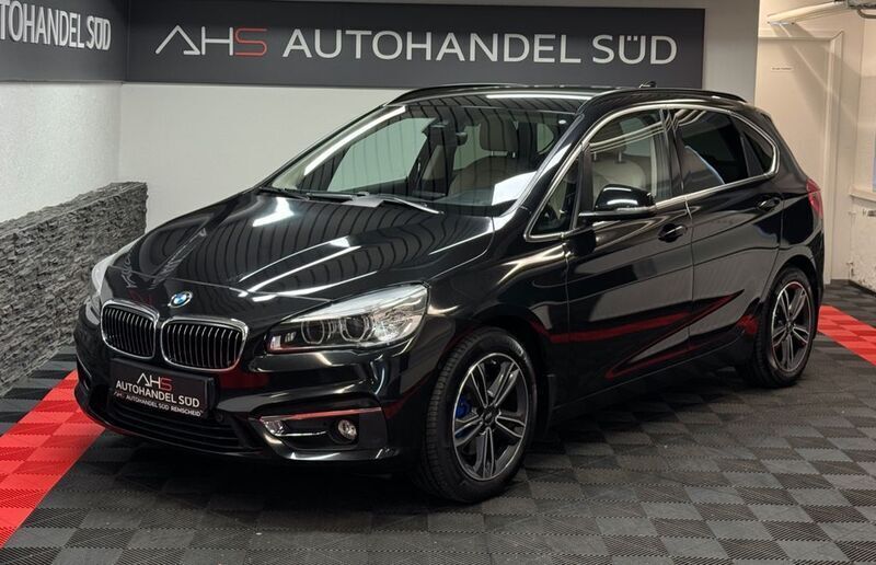 Schwarz Gebraucht 2015 BMW 220 Active Tourer Luxury Line Van / Kleinbus | 14.999 € (Fairer Preis) - Bild 1/4
