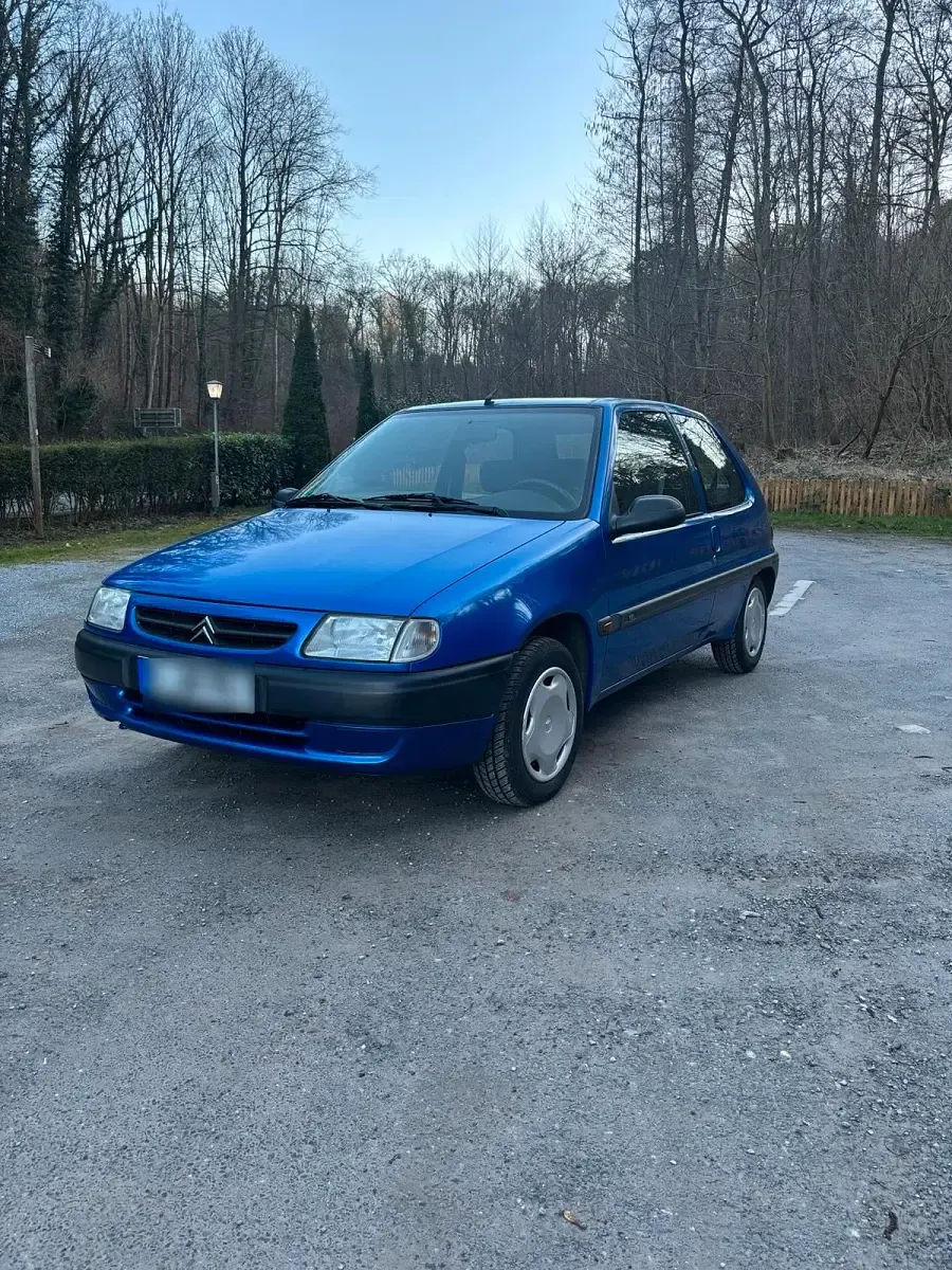 Gebraucht Citroën Saxo 60 PS (44 kW) 1998 Blau Kleinwagen