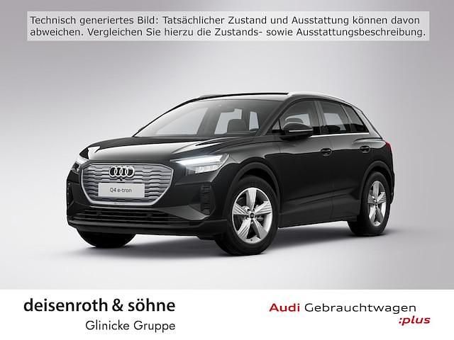 Mythosschwarz metallic Gebraucht 2022 Audi Q4 e-tron Comfort SUV | 21.920 € (Fairer Preis) - Bild 1/4